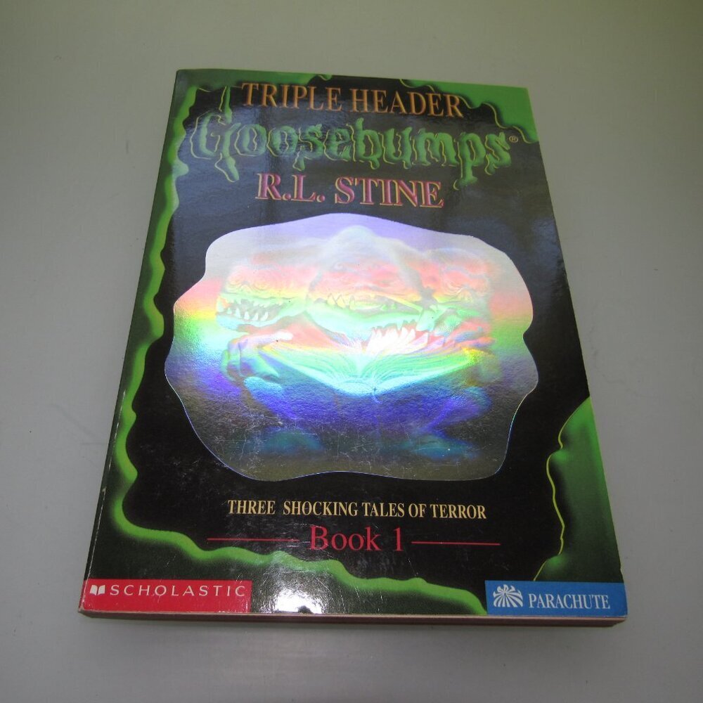 R.L. Stine TRIPLE HEADER GOOSEBUMPS Book 1 Shocking Tales of Terror
